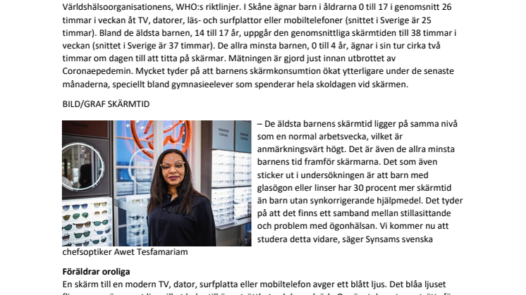 ​Skånska barns skärmtid långt över riktlinjerna. Föräldrar oroar sig för barnens skärmtittande.