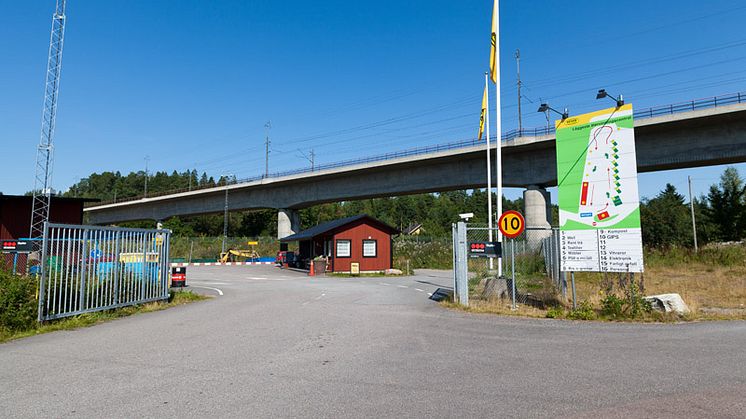 Återvinningscentralen Läggesta