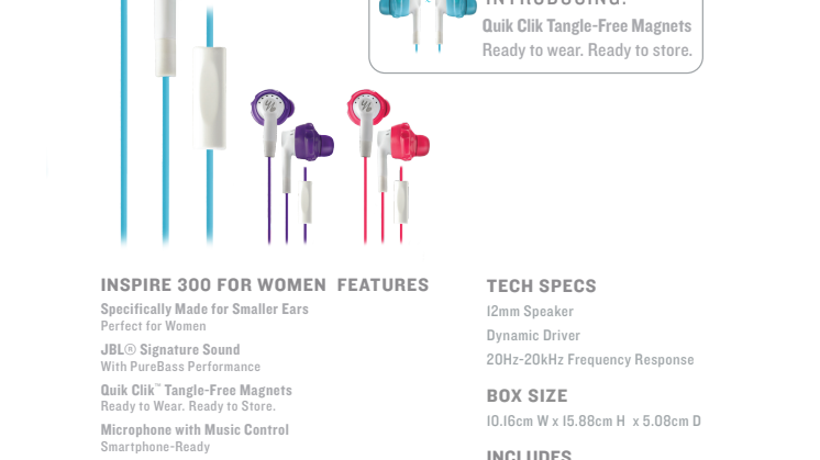 Spring in våren med yurbuds powered by JBL