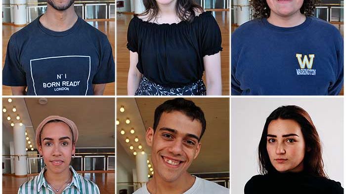 Bhkie Male, Mona Huang Høivik, Elias Moussaoui Anseth, Marianne Hetland, José Gabriel Ramirez og Darin Hagi skal studere ved skodespelarutdanninga Det Multinorske til hausten.
