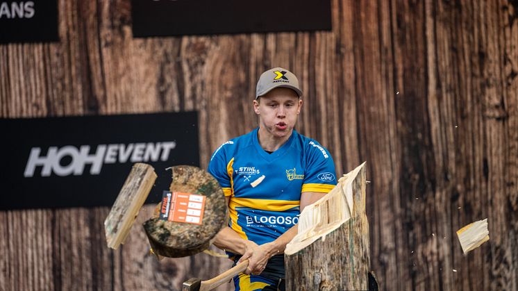 Ferry Svan gör sig redo för individuella VM i TIMBERSPORTS® - ska bli historisk