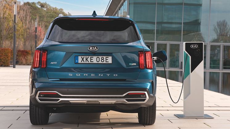 Kia Sorento Plug-In Hybrid: Lågt CO2 – lång räckvidd