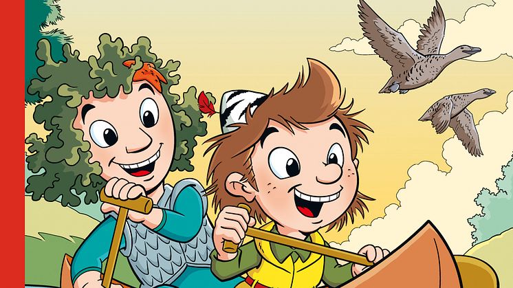 Skogsmulle och besökarna på ön
