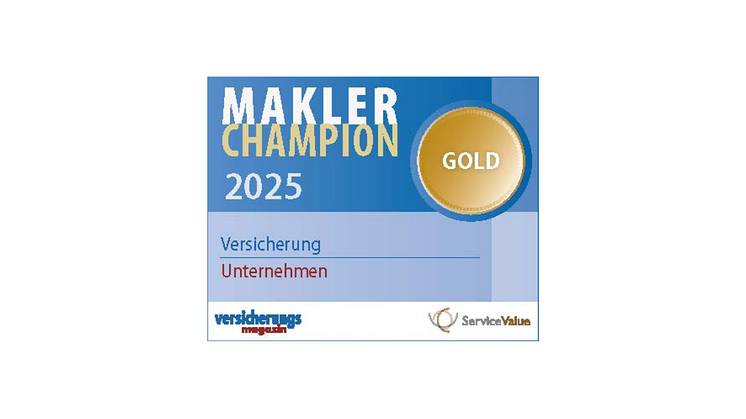 Auszeichnungen für die besten Makler-Versicherer 