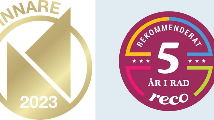 Branschvinnare och rekommenderat företag
