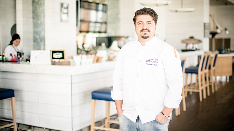 Yahya Alpaslan Özdemir, the new Karpaz Gate Marina Chef