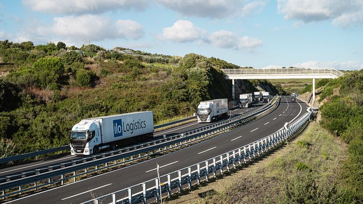 LNG-Lkw auf der Autobahn