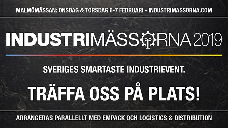 Industrimässorna 2019 - Procurator visar vendingmaskinen SavePro samt Worksafe arbetshandskar och arbetskläder