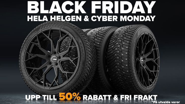 Bild på ett komplett hjulpaket från ABS Wheels. Upp till 50% rabatt & Fri frakt på utvalda varor.