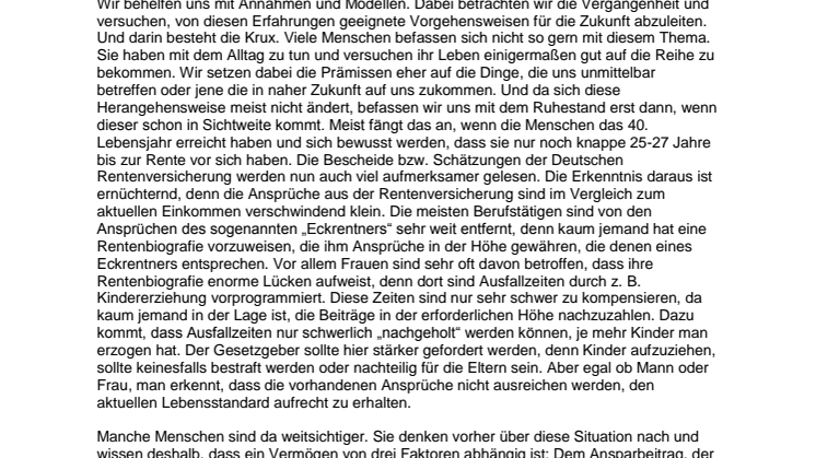 Der Sparer geht leer aus
