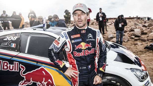Nye rekordhållaren Sébastien Loeb körde Peugeot 208 T16