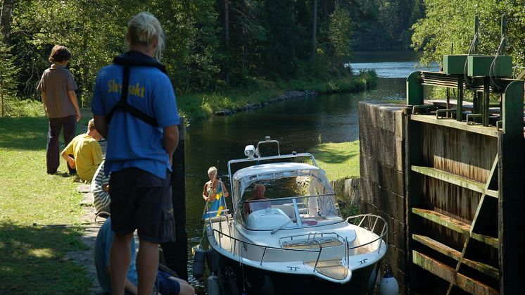 Sveriges och Norges kanaler arrangerar Slussdagen 2013 - Vill öka intresset för slussning