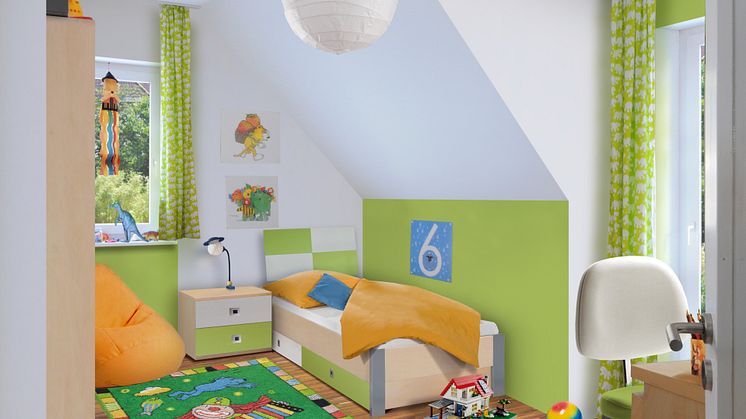 Kinderzimmer im Massivhaus "Flair 113"