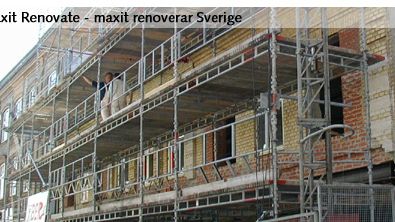 maxit Renovate - skräddarsydda och energibesparande renoveringar för fasader, balkonger, våtrum och golv.
