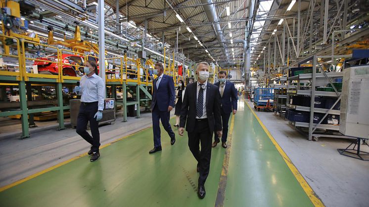Poza vizita Presedintelui Iohannis la Ford Craiova7