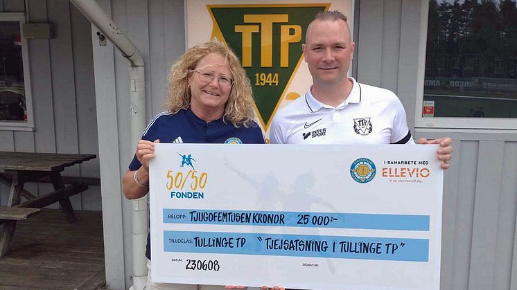 StFF:s fotbollsutvecklare Kicki Bellander och Tullinges Joakim Hockman