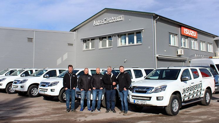 JH Spårservice valde Isuzu