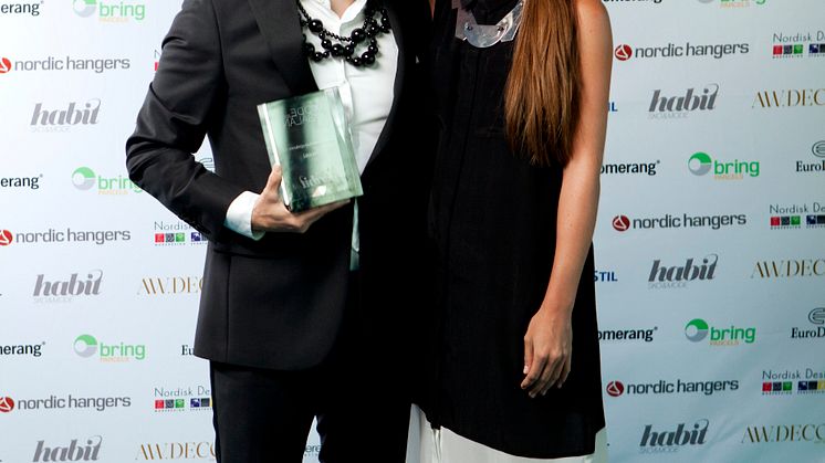 Vinnare Årets Inredningskoncept Habit Modegalan 2012 - Monki