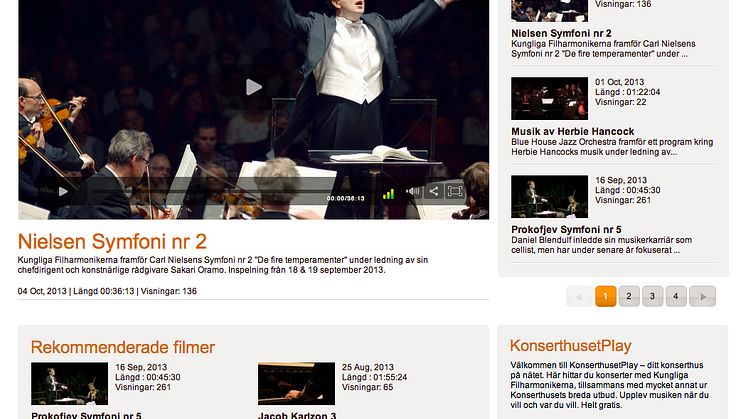 KonserthusetPlay – premiär för ny konsertkanal