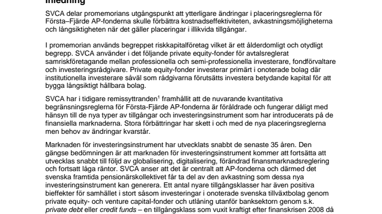 Vissa ytterligare ändringar av placeringsreglerna för Första–Fjärde AP-fonderna