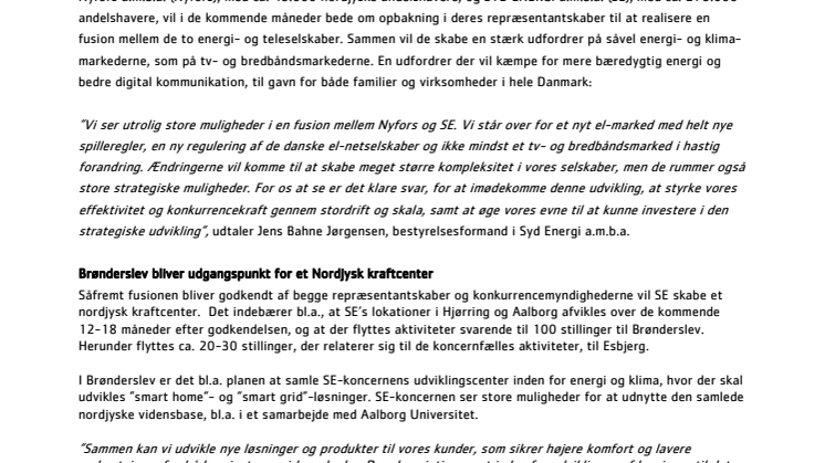 Stor jysk fusion på vej i den danske energisektor