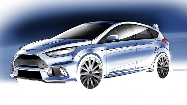 Ford Focus RS gör global debut och Ford GT europeisk debut på motormässan i Genève