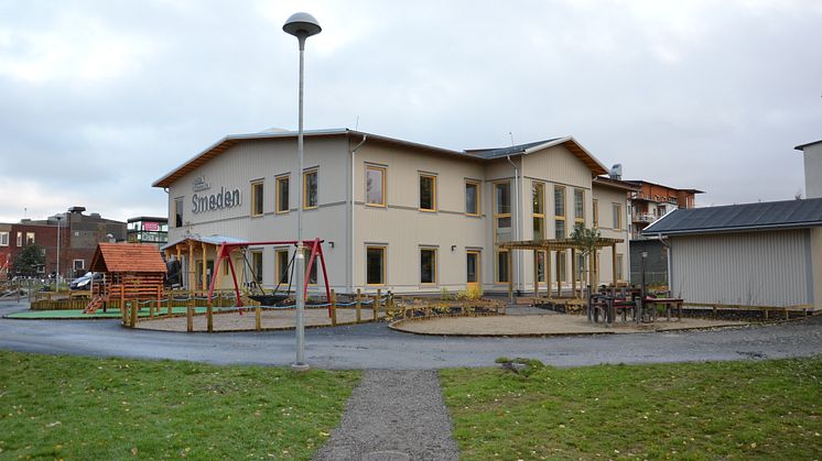 Ny förskola färdigbyggd väst på stan