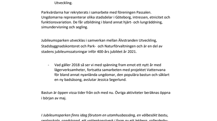 60 000 besökte Jubileumsparken 2017