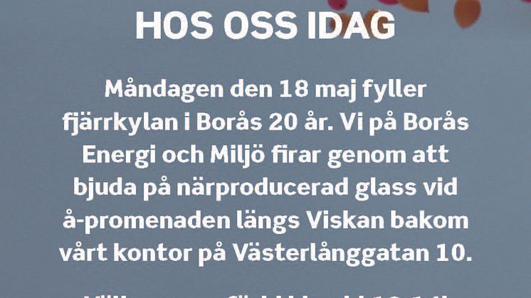 Fjärrkylan 20 år - ett glassigt jubileum