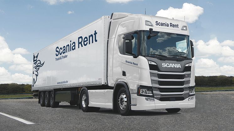 Scania Rent Truck & Trailer bietet in Deutschland mehr als 2.000 Einheiten zur Miete an.