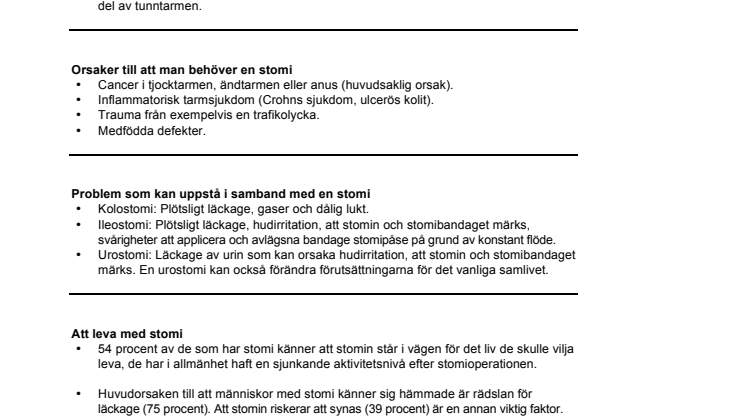 FAKTABLAD - Stomi