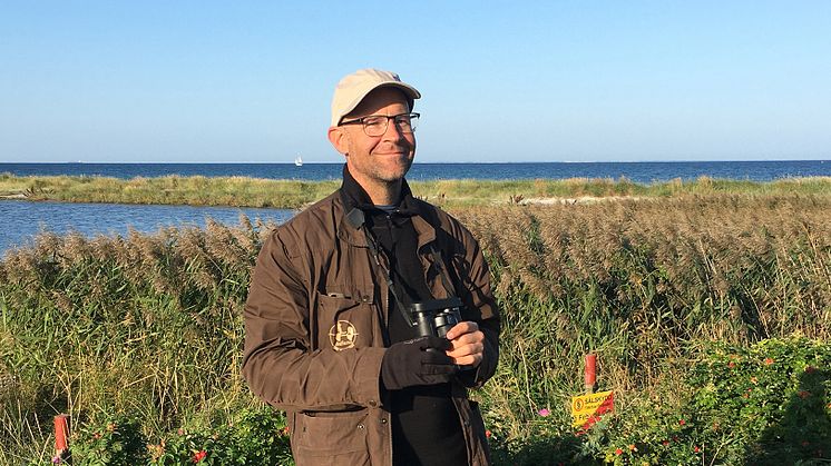 Mattias Ullman, projketledare på BirdLife Sverige Foto Bengt Grandin