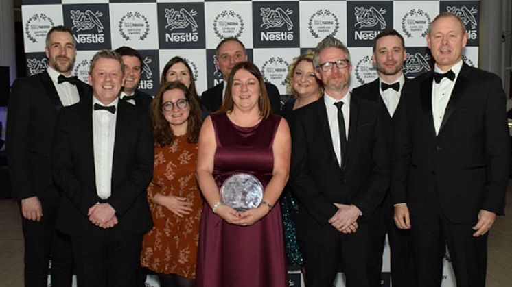 Smurfit Kappas sterke posisjon innen bærekraft resulterte i prisdryss på Nestlé Supplier Awards-prisutdelingen
