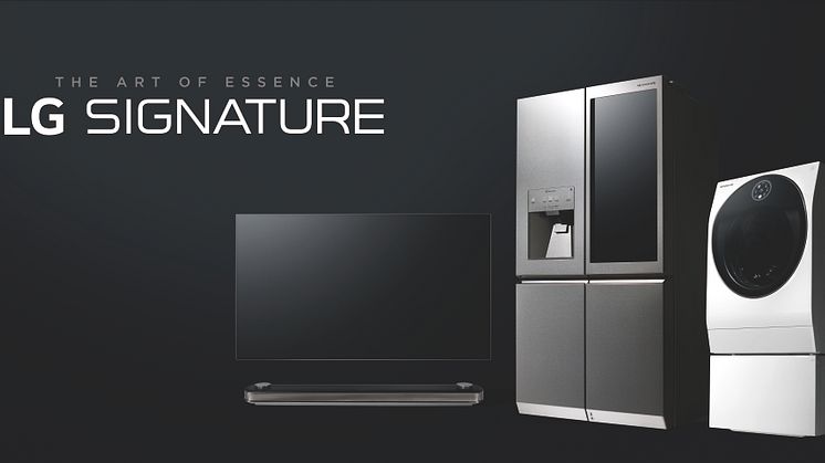Den nye LG Signature produktserie