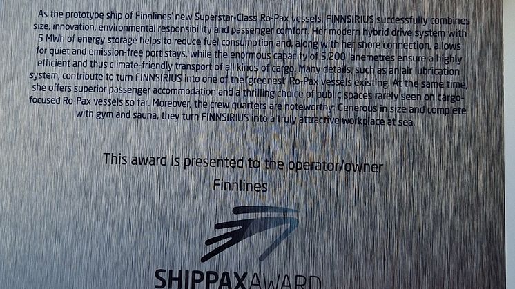 Shippax Award