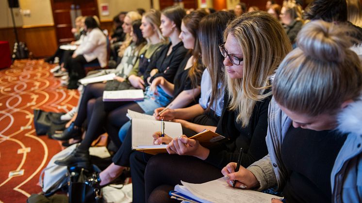 Students at the Future You event at Northumbria University, Newcastle