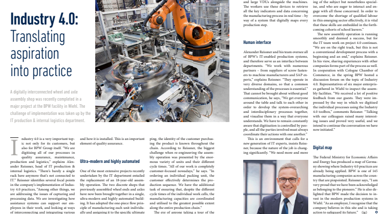 Industry 4.0: Translating aspiration into practice