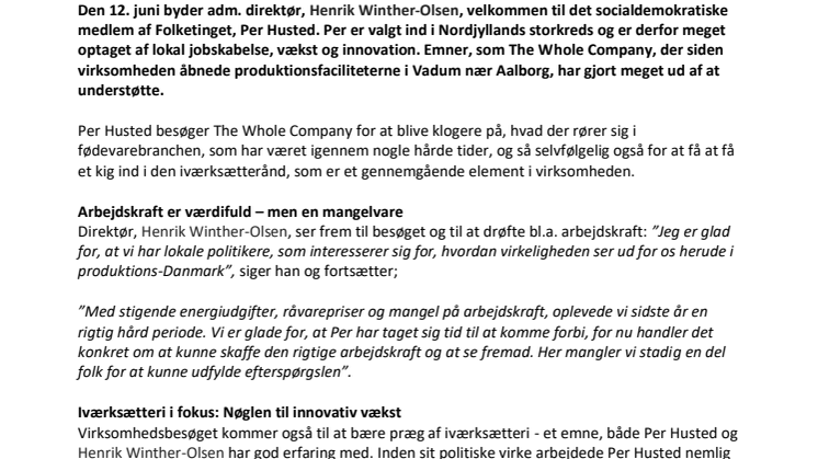 Pressemeddelelse - The Whole Company får besøg af Per Husted.pdf