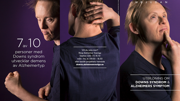 Inbjudan till kurs om Downs syndrom och Alzheimers sjukdom