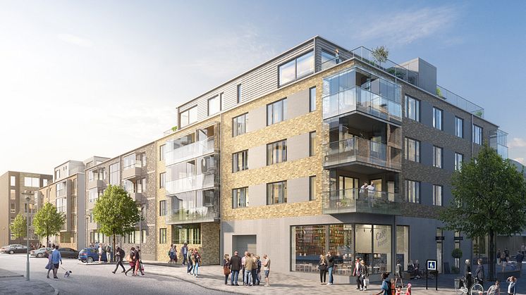 Pressinbjudan: Byggstart för Brf Vildvinet i Kongahälla, Kungälvs centrum