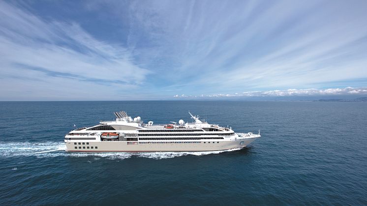 Ponant's newest ship, Le Lyrial.©PONANT-Philip Plisson