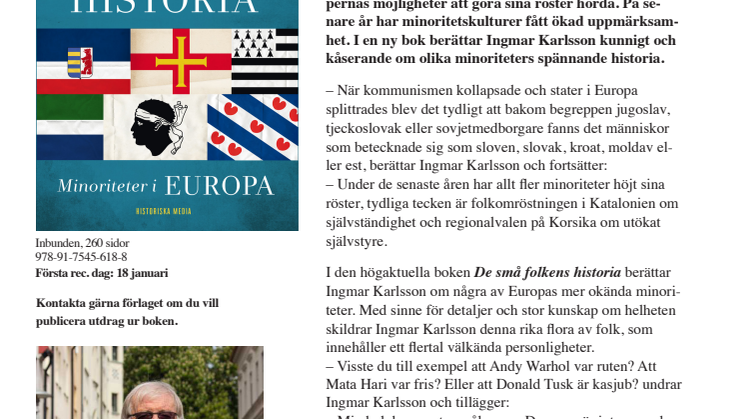 Högaktuell bok om Europas minoriteter