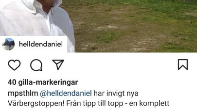 Daniel Helldén stolt "en komplett stadspark"