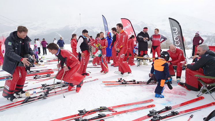 230319 VM speedski målområdet