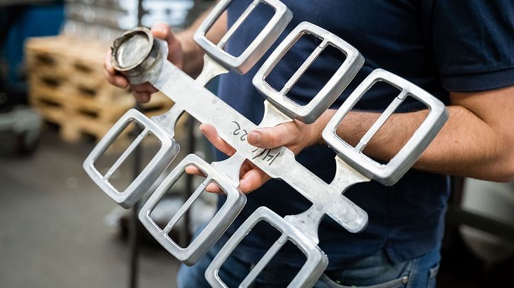 Sekundäraluminium,  återvunnen.