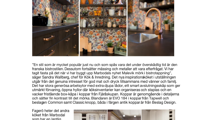 Nu ger Fredells Byggvaruhus Stockholmarna mer köksinspiration