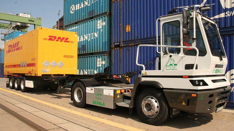 Mit dem Elektro-LKW Terberg untersuchte und erprobte die Forschungsgruppe Verkehrslogistik neue Wege für einen umweltfreundlichen Gütertransport in Ballungszentren.