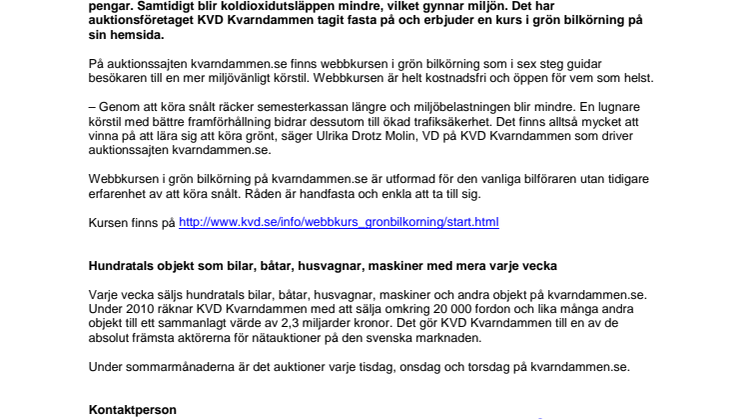 Enkelt spara pengar och miljö på bilsemestern