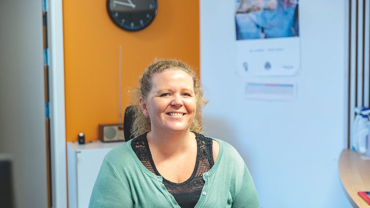 Seksjonsleder i Grorudhuset, Iren Moen