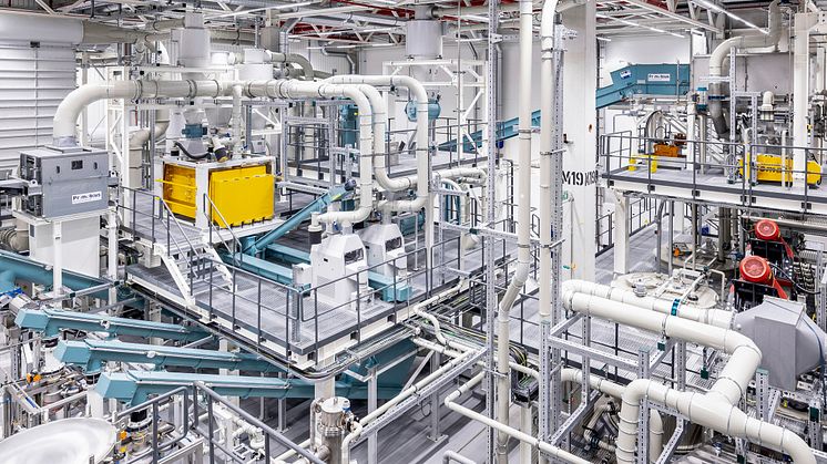 Mercedes-Benz anläggning för batteriåtervinning i Kuppenheim
